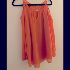 Calvin Klein long sleeve Cold Shoulder Blouse S